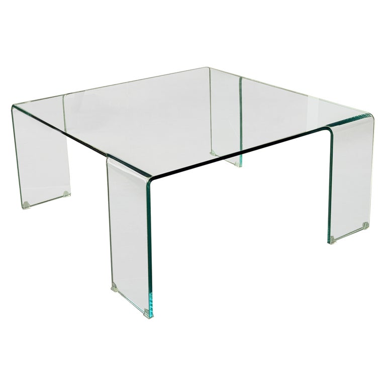 Curved Glass Table 1,550 For Sale on 1stDibs bent glass table, curved  glass dining table, curved glass coffee table