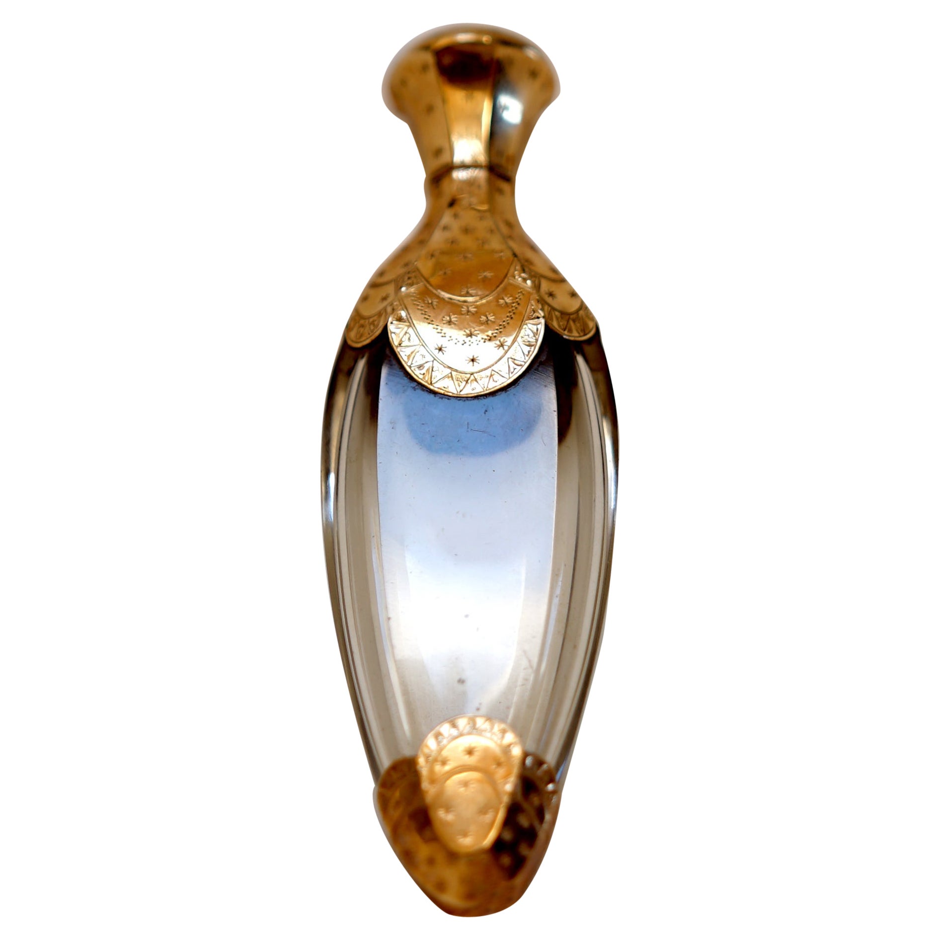 St. Louis Thistle Gilt Crystal Perfume Bottles Pair at 1stDibs stuart