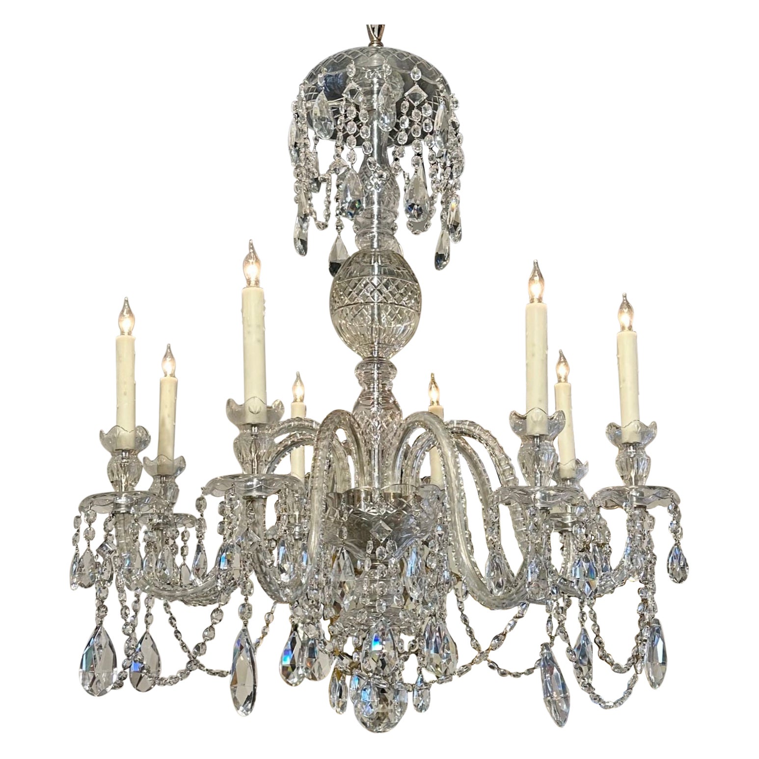 English Waterford Chandelier For Sale
