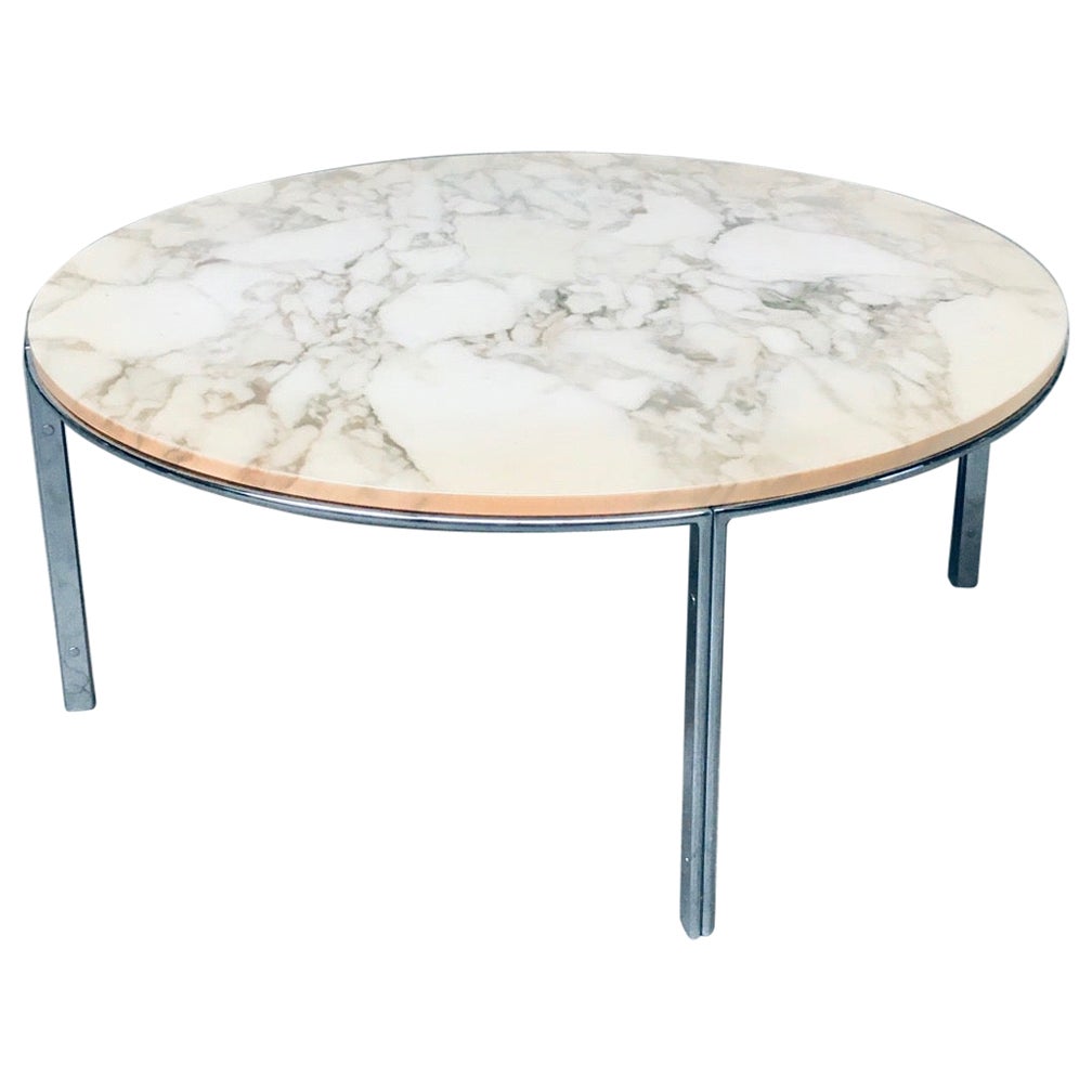 Mid-Century Modern Italian Design Marble Coffee Table, 1960s, Italy For Sale
