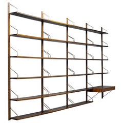 1960s Large Modular Wall Unit "Royal System" by Poul Cadovius in Walnut