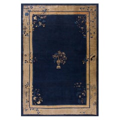 Alfombra china de Pekín de principios del siglo XX ( 6 x 8'7" 183 x 262 )