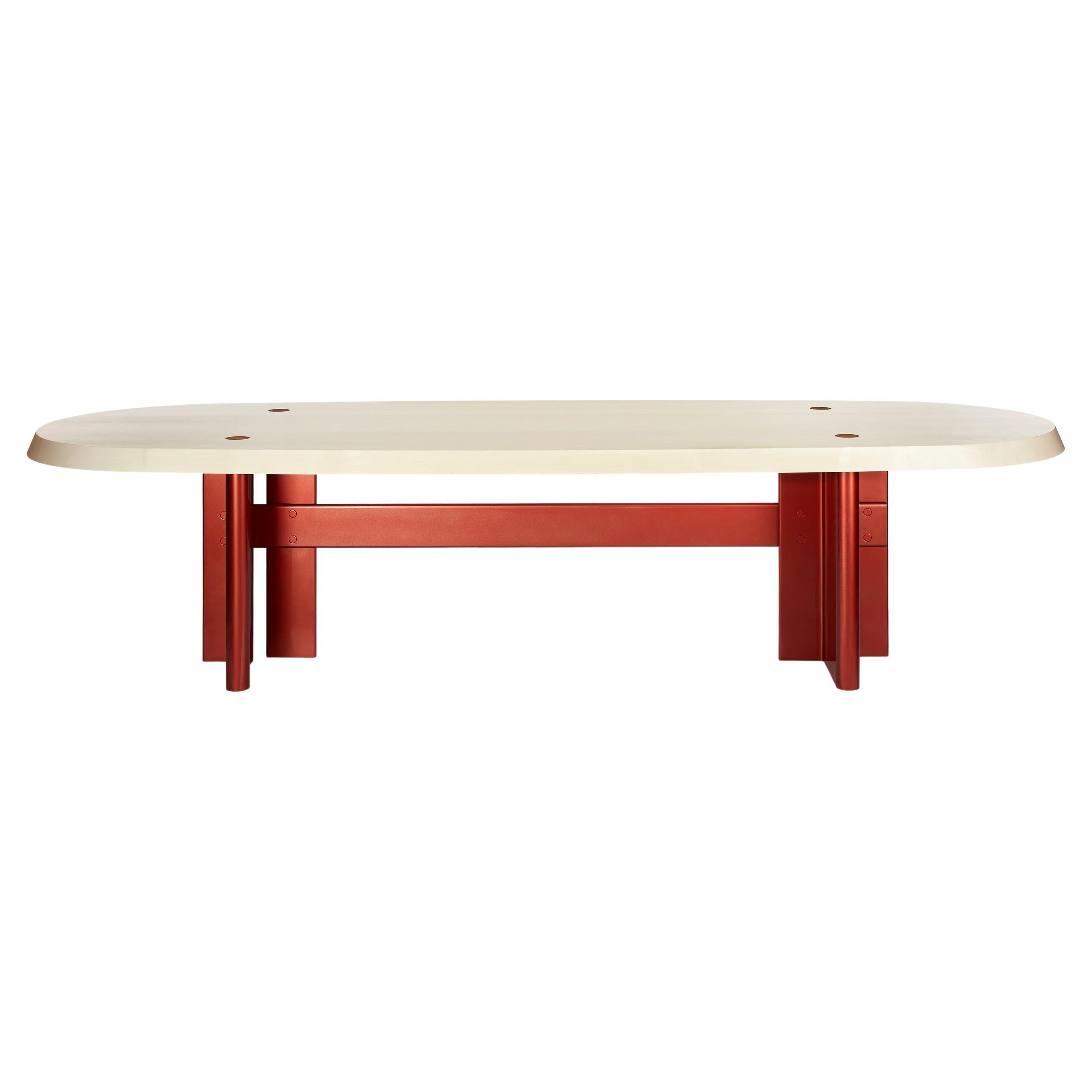 Kayak Maple Dining Table by Gisbert Pöppler For Sale