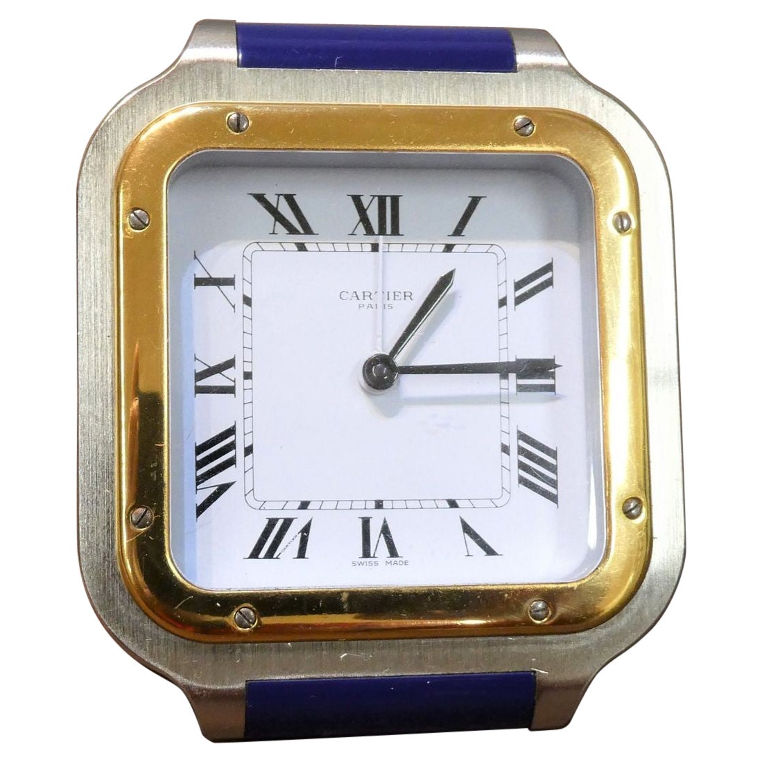 Horloge d'alarme de voyage Cartier en vente