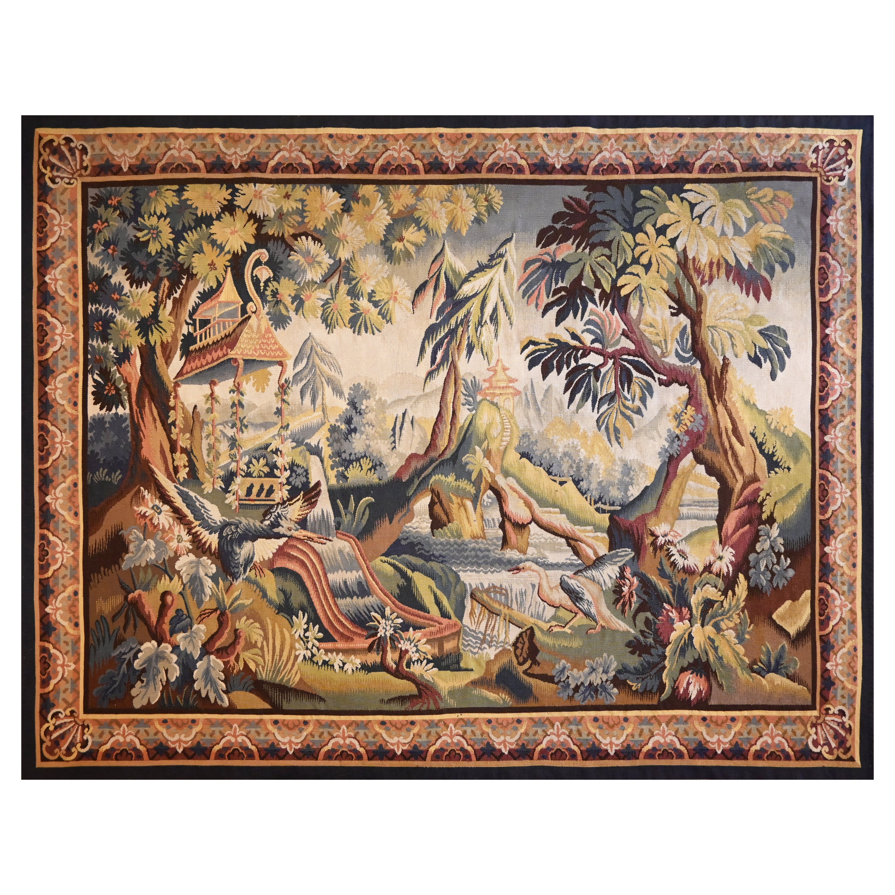 Tapisserie d'Aubusson du 19ème siècle - N° 1240 en vente