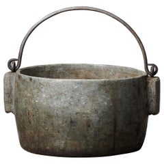 Antique pot à savon suédois d'artisanat nordique