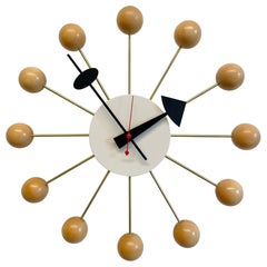 Mid-Century Modern Circular Wall Clock by George Nelson, Howard Miller, Vitra