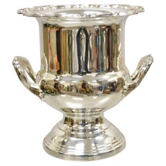 Retro Leonard Silver Plated Victorian Twin Handle Champagne Wine Chiller Ice Bucket