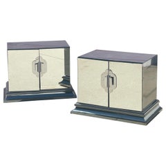 1970s Mirrored Nightstands by Ello