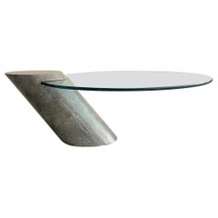 Cantilevered "Zephyr" Cocktail Table Designed By Wade Beam For Brueton