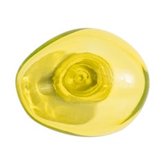 Petite Friture Small Bubble Coat Hanger in Yellow Glass by Vaulot & Dyèvre