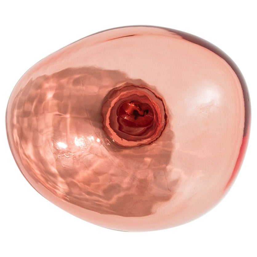 Petite Friture Large Bubble Coat Hanger in Coral Glass by Vaulot & Dyèvre For Sale