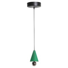 Petite Friture XS Cherry LED Pendant Light in Mint-Green and Titanium Aluminium