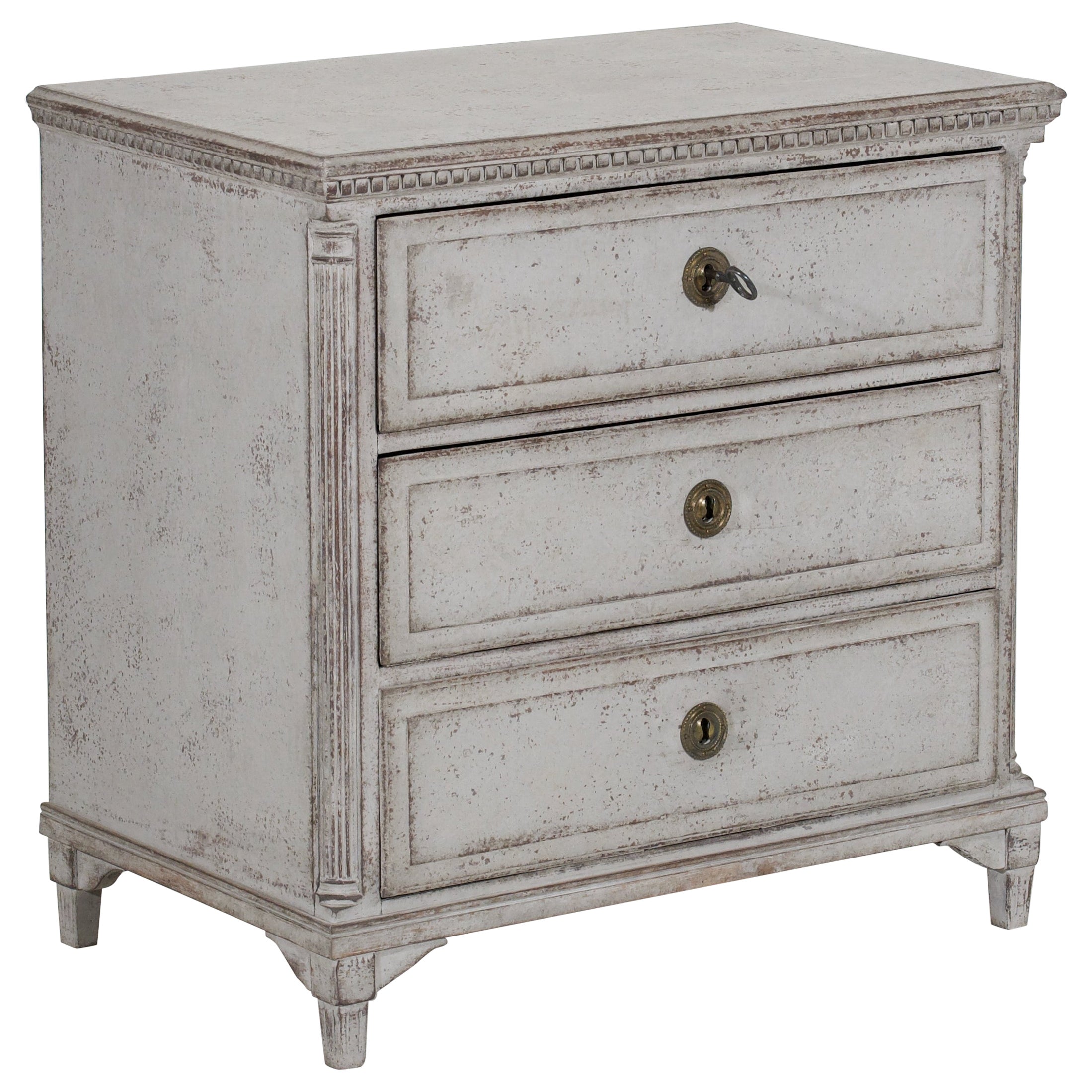 Cassapanca scandinava gustaviana, 1790 circa.