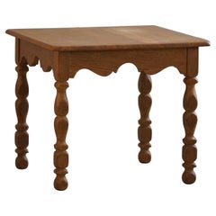 Midcentury Danish Side Table in Solid Oak, Made in the, 1960s