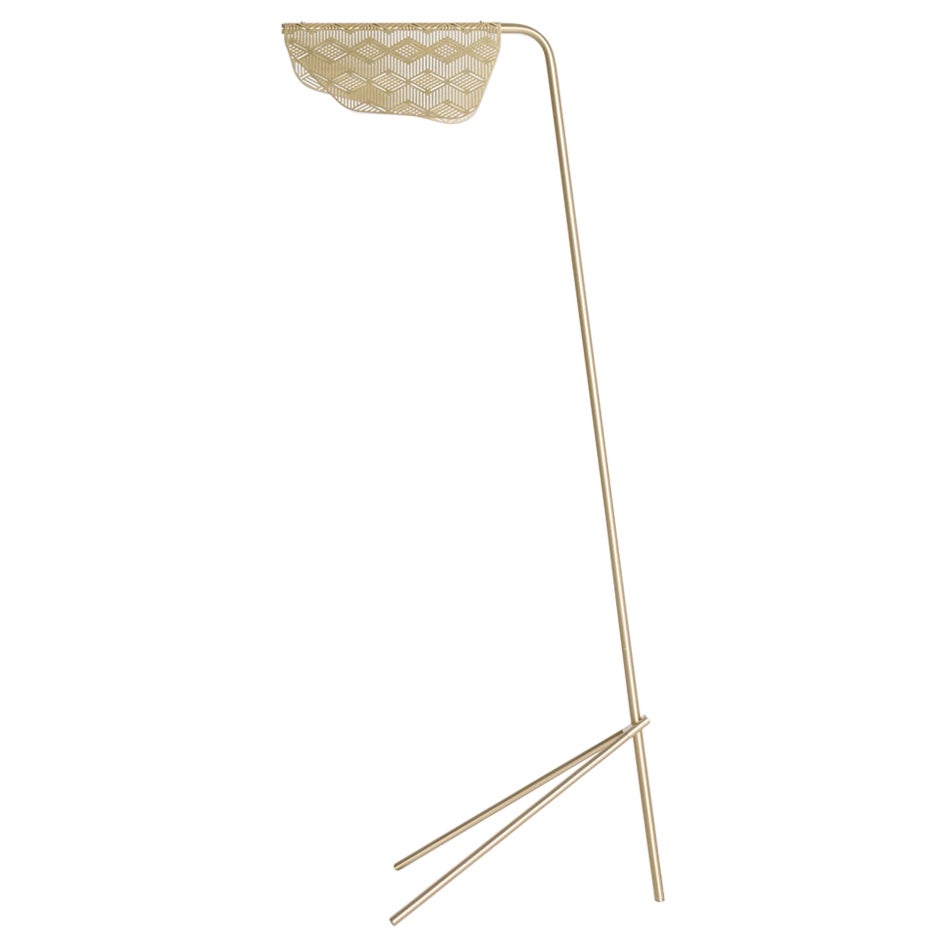 Petite Friture Mediterranea Floor Lamp in Brass by Noé Duchaufour-Lawrance, 2016
