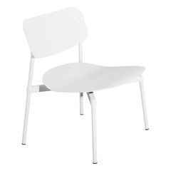 Petit fauteuil de salon Friture Fromme en aluminium blanc par Tom Chung