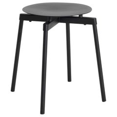 Petite Friture Fromme Stool in Black Aluminium by Tom Chung, 2020