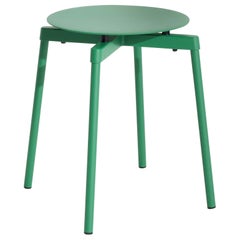 Petite Friture Fromme Stool in Mint-Green Aluminium by Tom Chung, 2020
