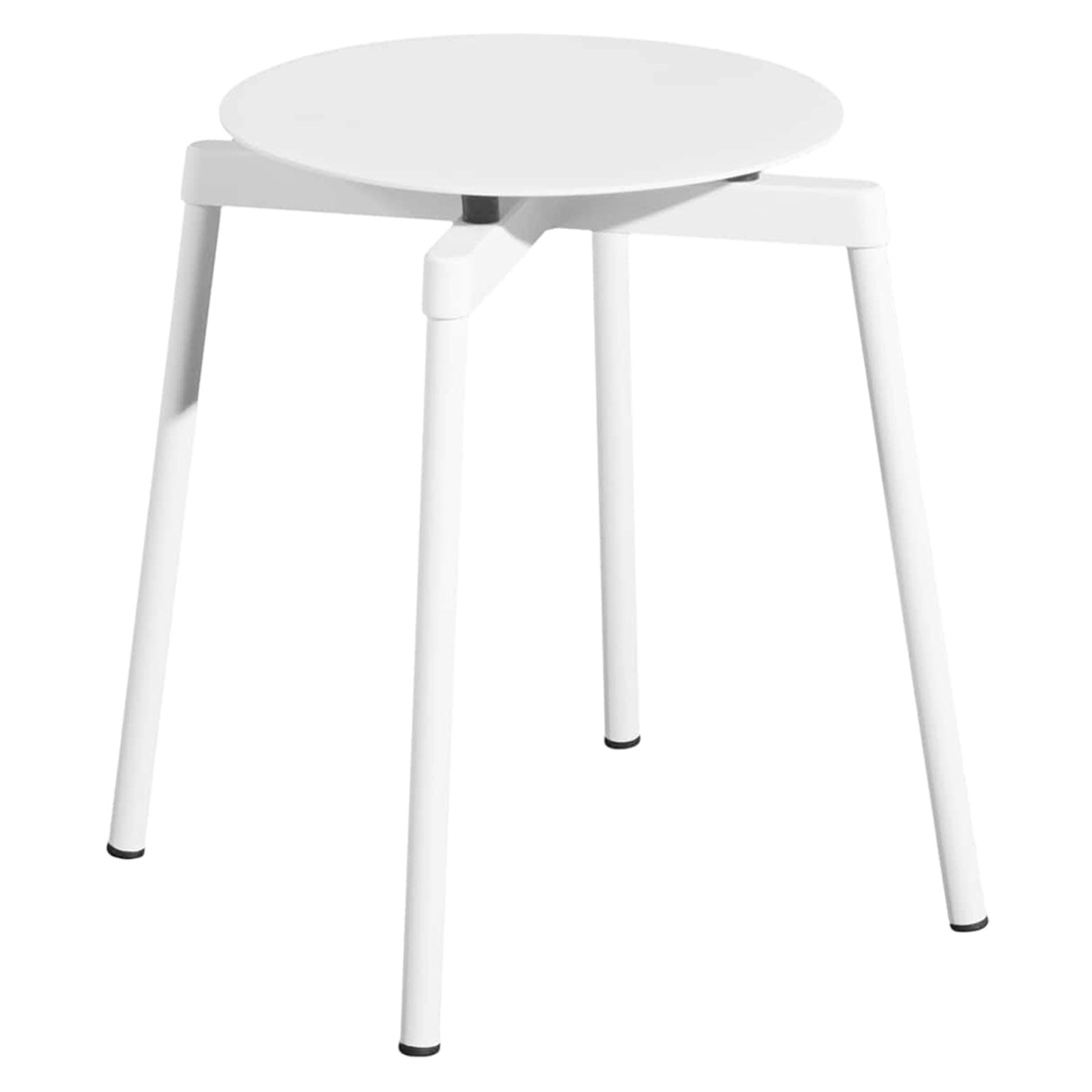 Petite Friture Fromme Stool in White Aluminium by Tom Chung, 2020 For Sale