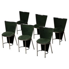 Frans Van Praet Dining Chairs, Belgium, 1990s