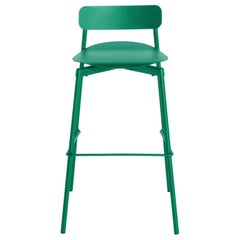 Petite Friture Large Fromme Bar Stool in Mint-Green Aluminium by Tom Chung