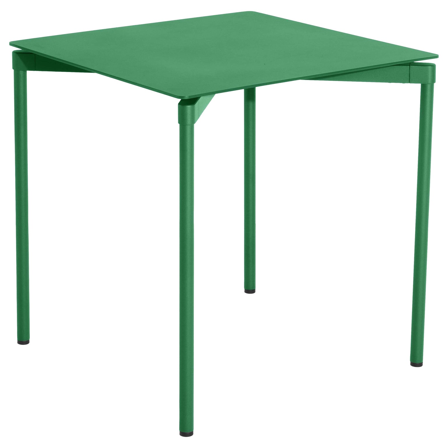Petite table carrée Friture Fromme en aluminium vert menthe par Tom Chung