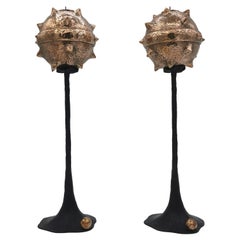 Set of 2 Primus Small Candlesticks by Emanuele Colombi