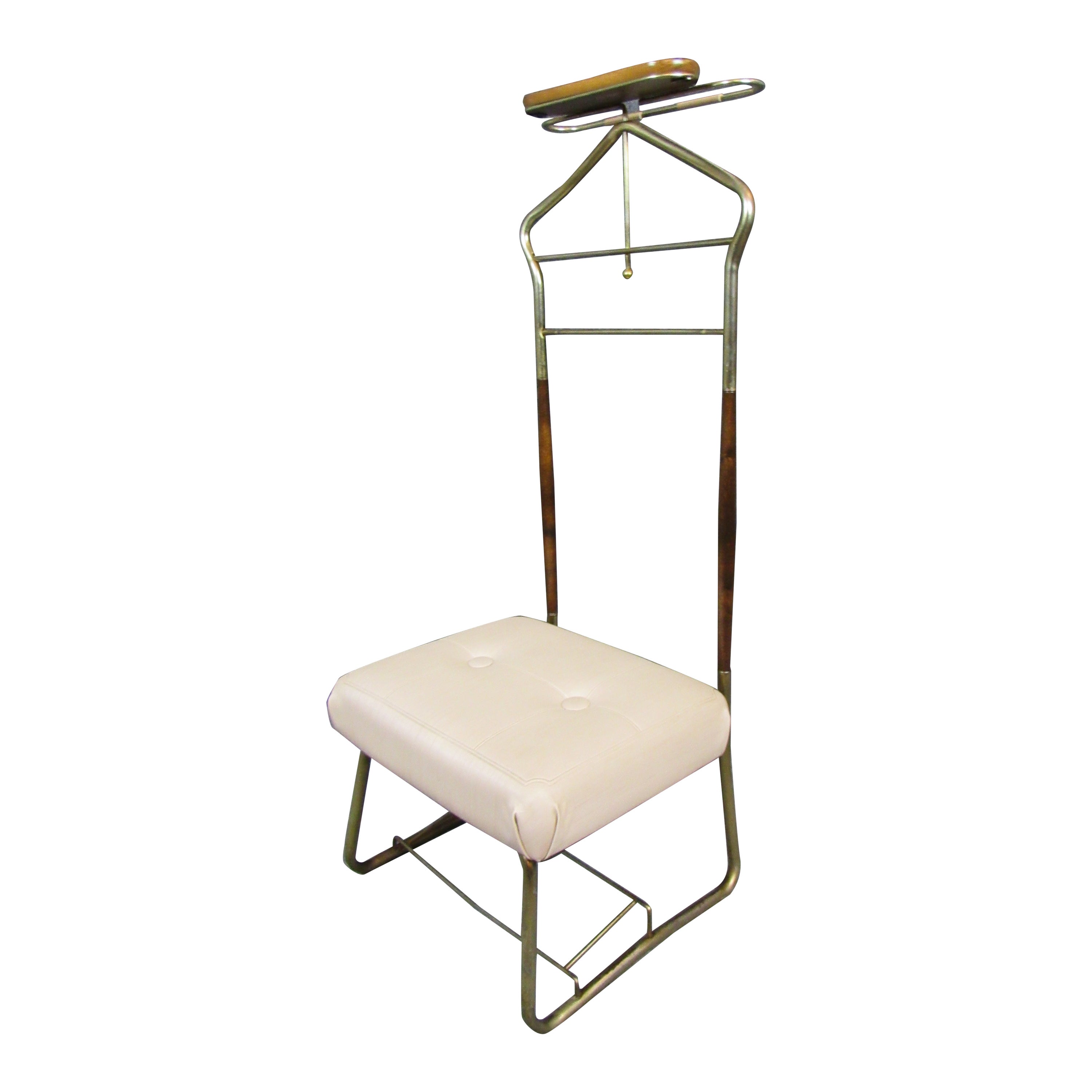 Pearl Wick "Val-O-Seat" Butler's Chair For Sale
