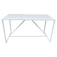 Desk or Bar Height Table in Metal and Powder Coated