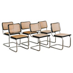 Set of 6 Thonet Cesca Chairs by Marcel Breuer