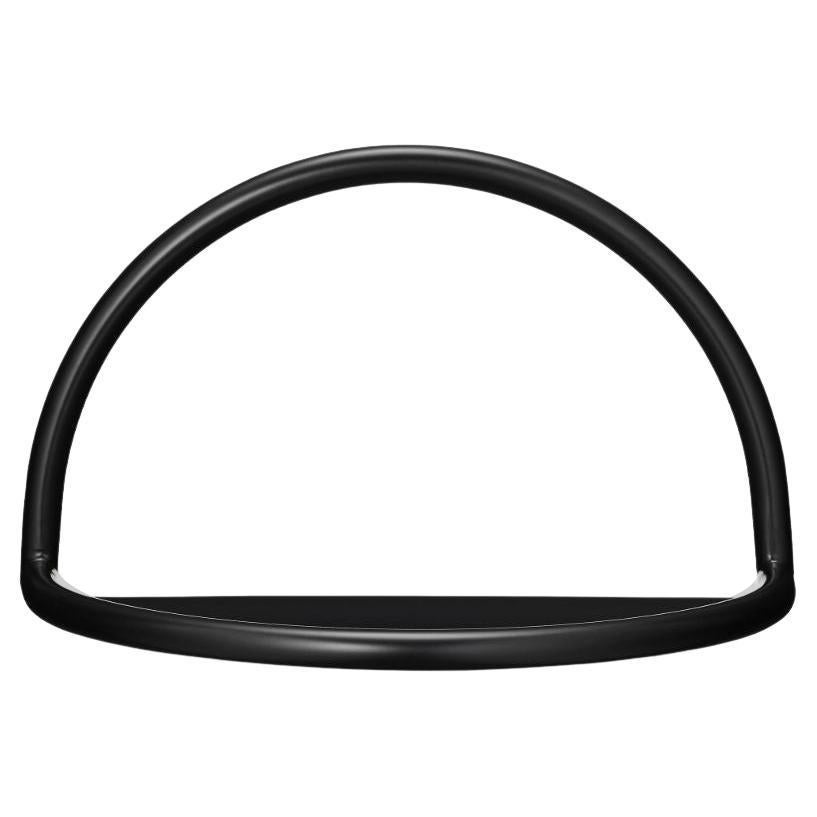 Small Black Steel Contemporary Shelf For Sale