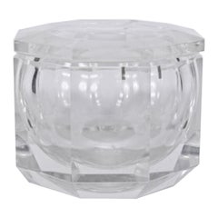 Italian MCM Lucite Ice Bucket By Alessandro Albrizzi