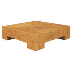 Vintage Oversized Burl Wood Coffee Table by Milo Baughman for Thayer Coggin