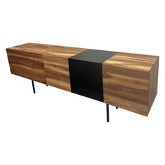 e15 Walnut Shanaz + Araq +Mahnaz sideboard + Bar cabinet+ chest of drawers STOCK