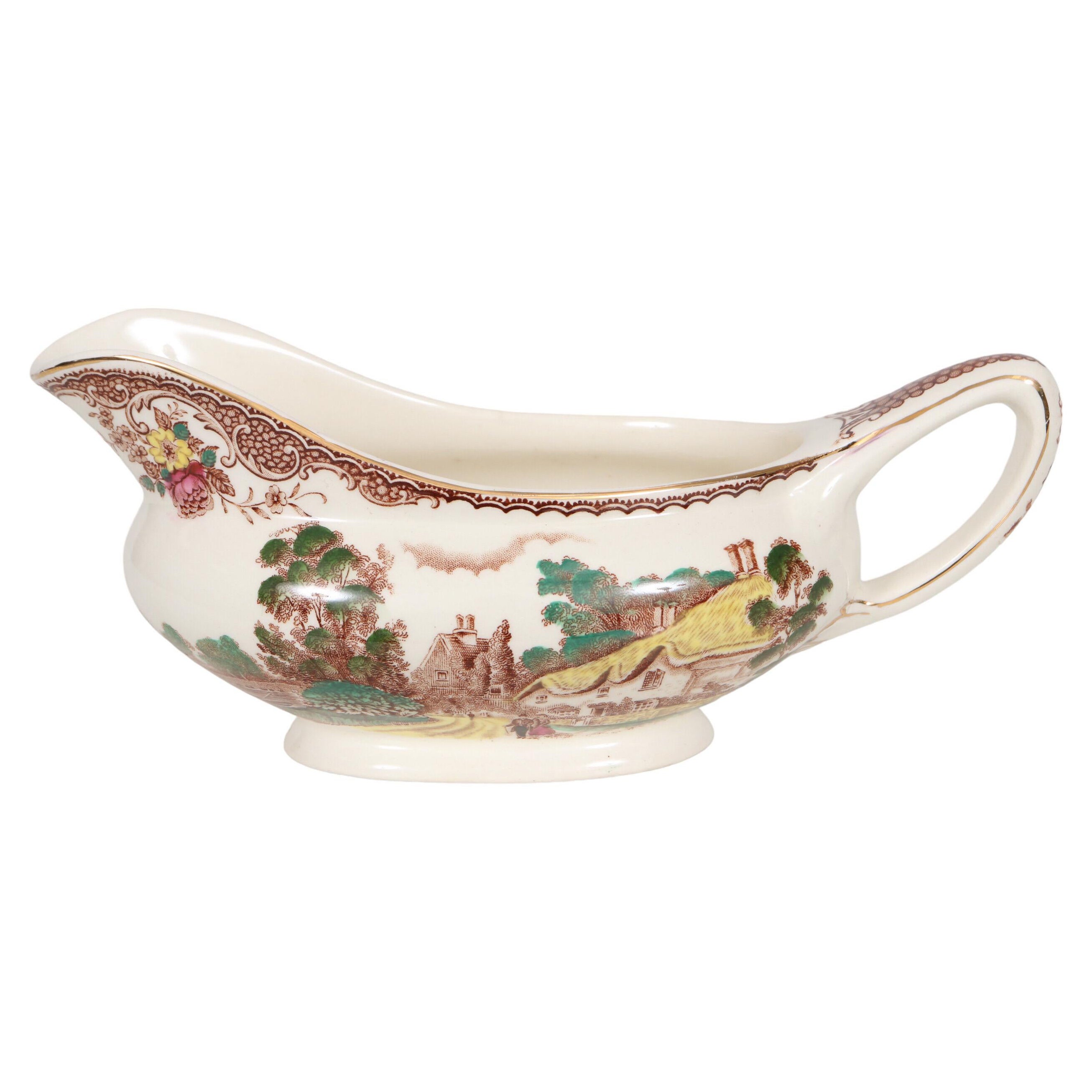 Royal Tudor Ware Porcelain Gravy Boat For Sale