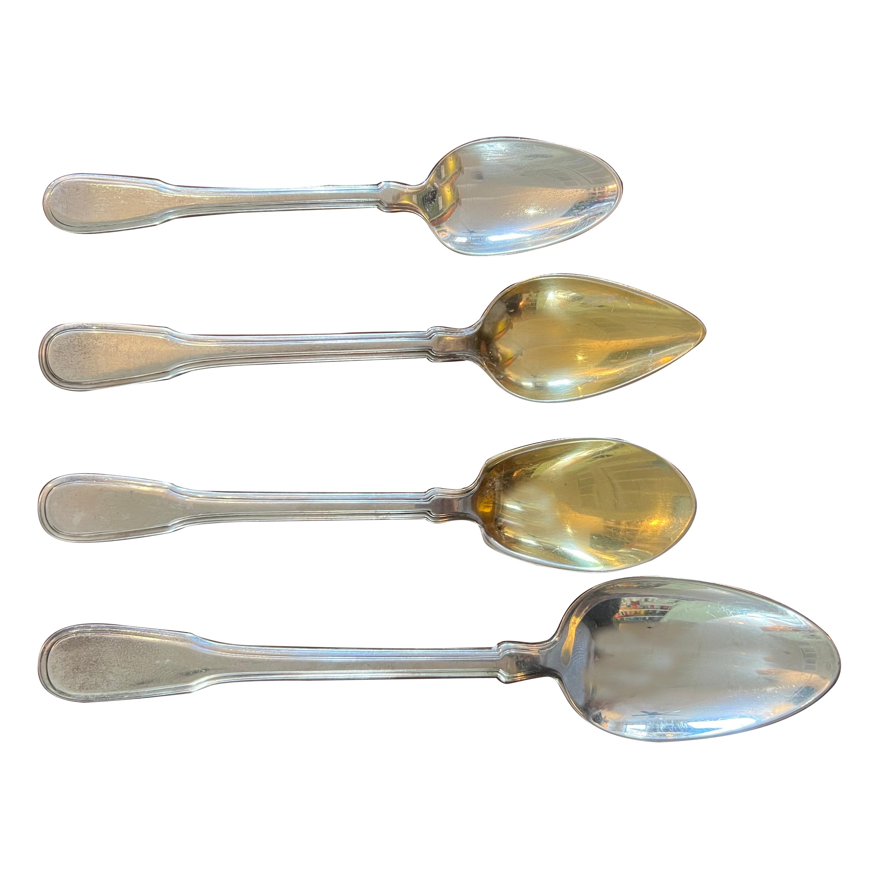 Tiffany & Co 1938 Hamilton Pattern Spoon Variety, Set of 4