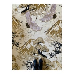 Eternal Toile - Hand Knotted Rug in Wool and Silk by Wendy Morrison