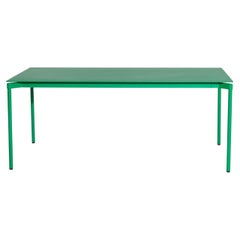 Petite Friture Fromme Rectangular Table in Mint-Green Aluminium by Tom Chung