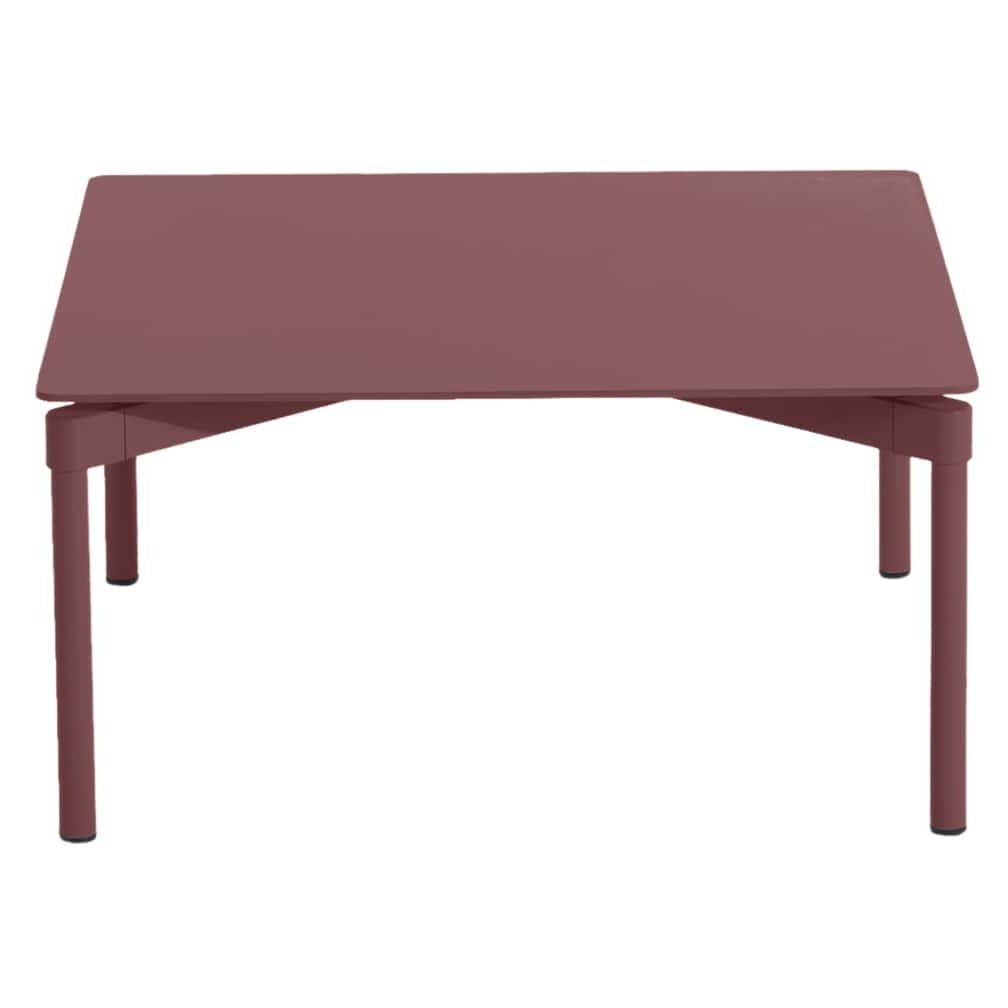 Petite Friture Fromme Coffee Table in Brown-Red Aluminium by Tom Chung, 2020
