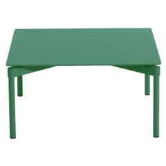 Petite table basse Friture Fromme en aluminium vert menthe par Tom Chung, 2020