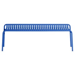 Petite Friture Week-End Bench without Back in Blue Aluminium, 2017 