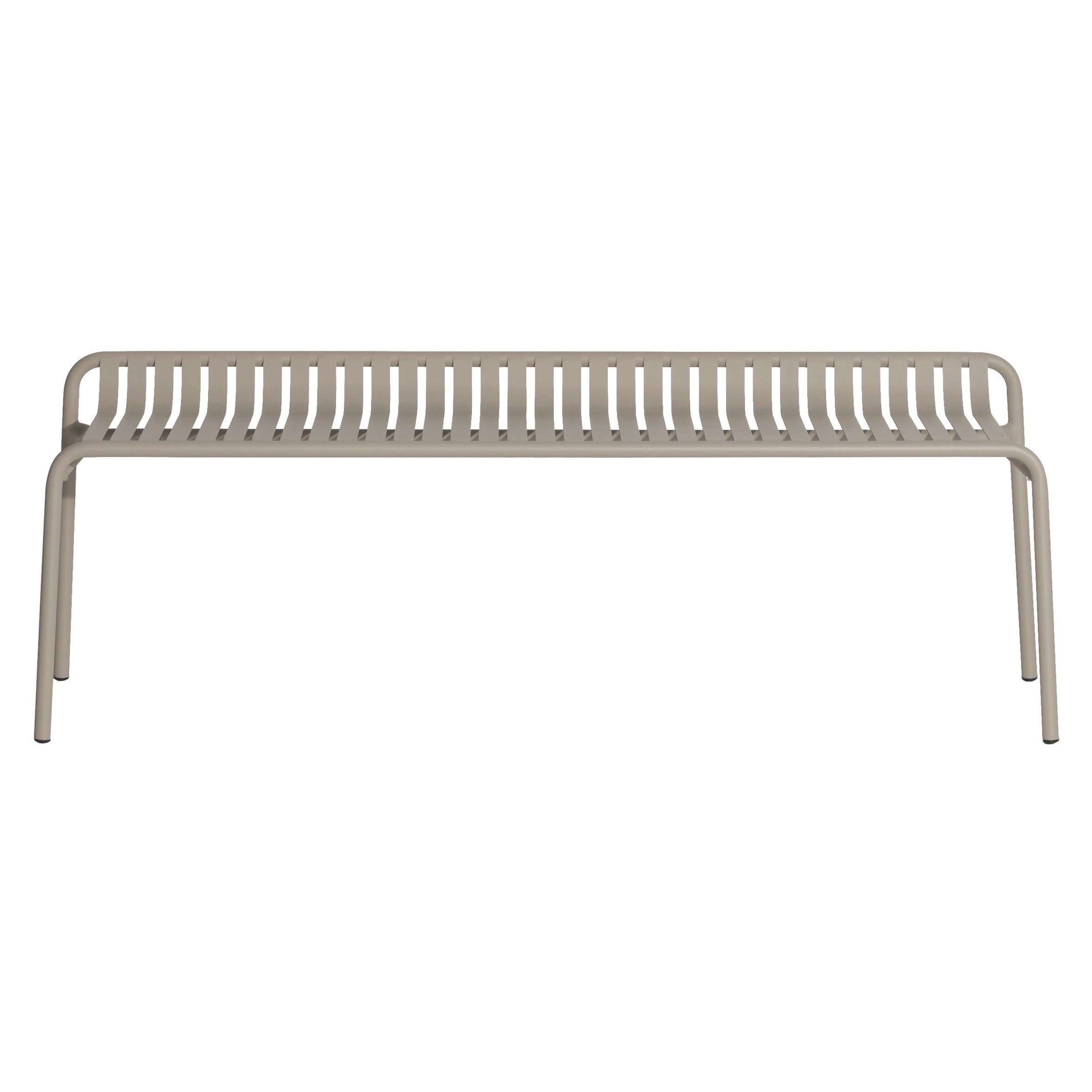 Petit banc de fin de semaine Friture sans dossier en aluminium dune, 2017
