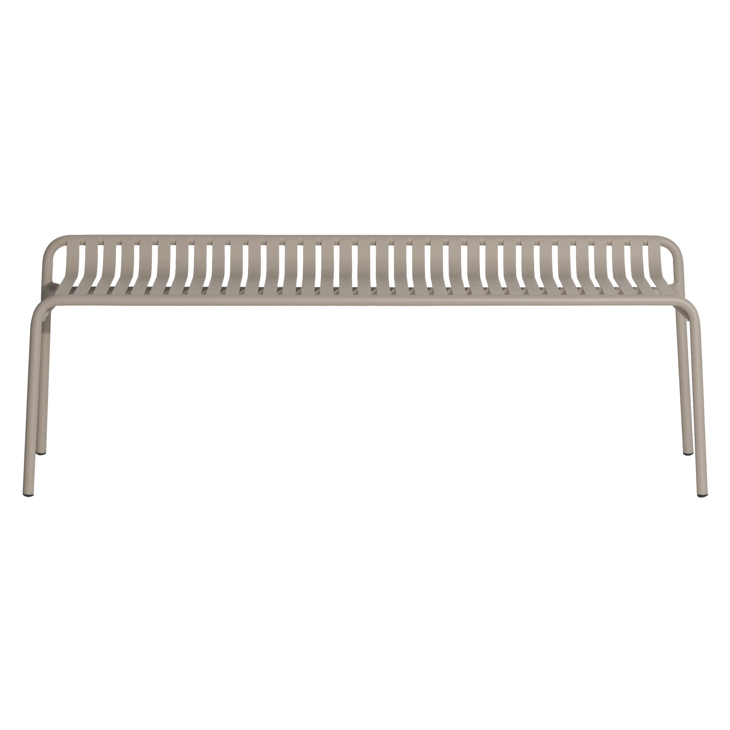 Petite Friture Week-End Bench without Back in Dune Aluminium, 2017  For Sale