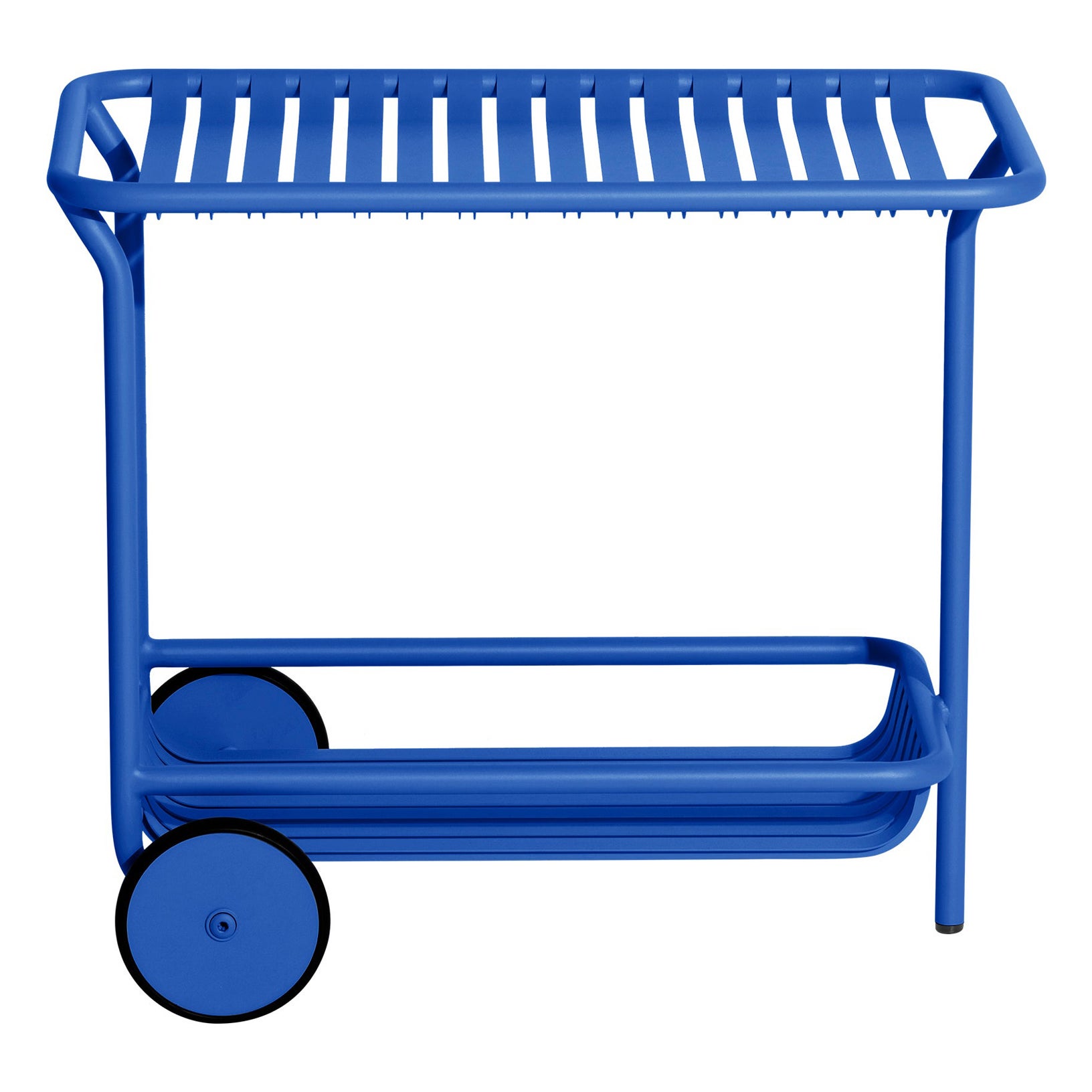 Petite Friture Week-End Trolley in Blue Aluminium by Studio BrichetZiegler For Sale