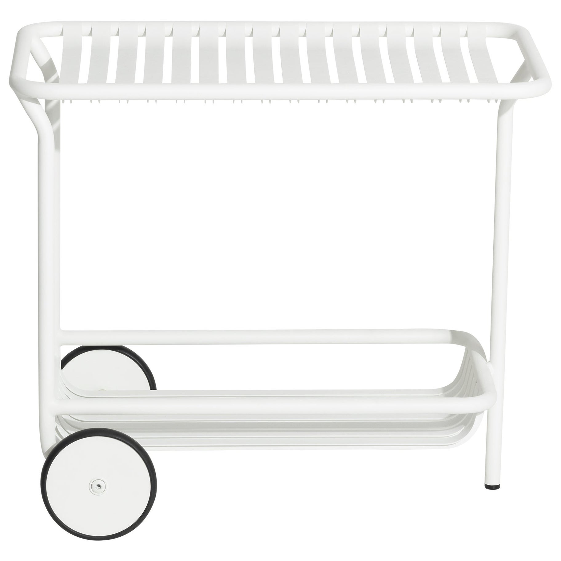 Petite Friture Week-End Trolley in White Aluminium by Studio BrichetZiegler For Sale
