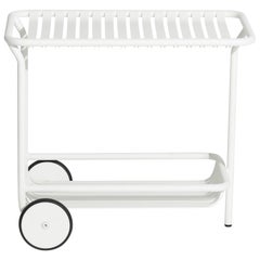 Petite Friture Week-End Trolley in White Aluminium by Studio BrichetZiegler