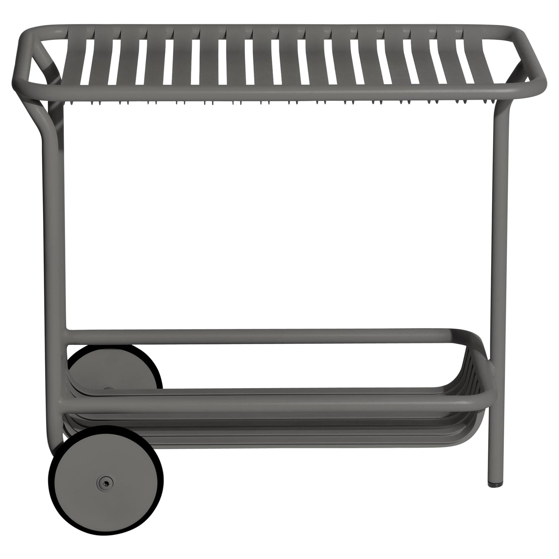 Petite Friture Week-End Trolley in Anthracite Aluminium by Studio BrichetZiegler For Sale
