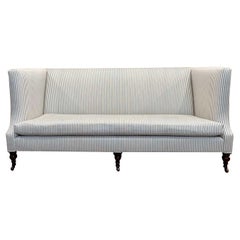 Large Upholstered English Edwardian Country House Sofa