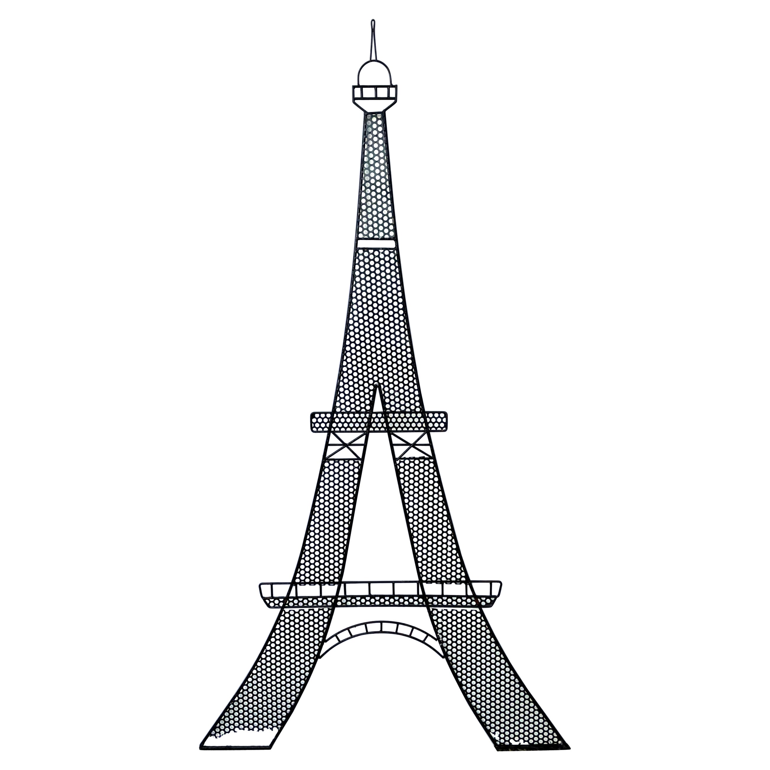 Treillis de jardin Tour Eiffel en fer de 7 pieds